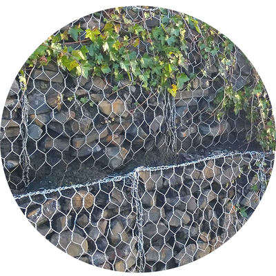 Contrôle d'érosion hexagonal   Cages lourdes de mur de Gabion de zinc pour le mur de soutènement