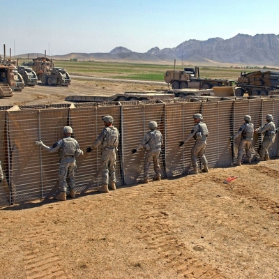 Barrière militaire galvanisée sur mesure pour la protection de la sécurité