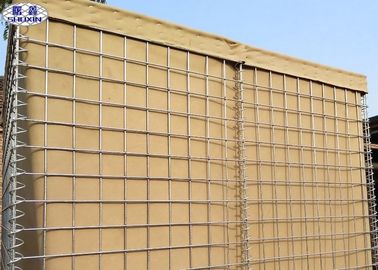 Certification défensive enduite d'OIN de bastion du mur HESCO de barrière de zinc