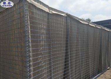 Barrière militaire du mur HESCO de sable, mur de soutènement défensif pour les Nations Unies