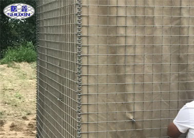 Mur anti-déflagrant de paniers de SX 4 Gabion pour l'entraînement de l'armée de terre galvanisé