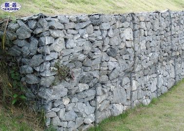 Protection du sol hexagonale de forme de trou de cage en pierre en acier galvanisée par inondation