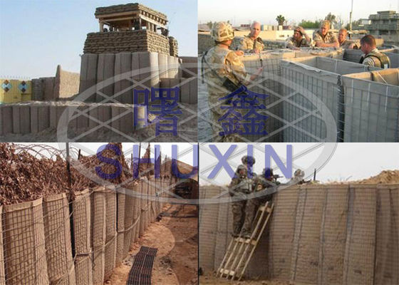 Type défensif barrières remplies de sable militaires de COC 7.62cm x 7.62cm