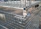 Cages pliantes d'entreposage en conteneur de fil de stockage pour l'entrepôt/atelier