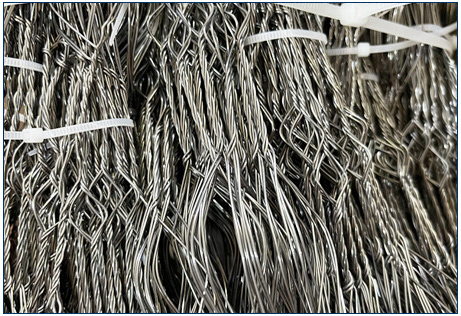 MZP Obstacle de fil à faible visibilité 0,5-0,9 mm Filet de défense de char 3