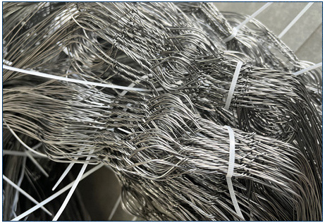 MZP Obstacle de fil à faible visibilité 0,5-0,9 mm Filet de défense de char 4