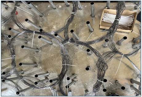 MZP Obstacle de fil à faible visibilité 0,5-0,9 mm Filet de défense de char 5