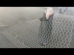 Mur de soutènement en pierre lourde de Gabion galvanisé ou panier hexagonal d'armure de PVC