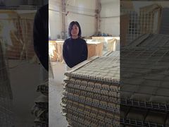 Barrières de bastion défensives/Barrières de protection fluviales avec géotextile vert/sable