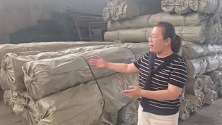 Présentation et emballage des produits en rouleaux de treillis Gabion