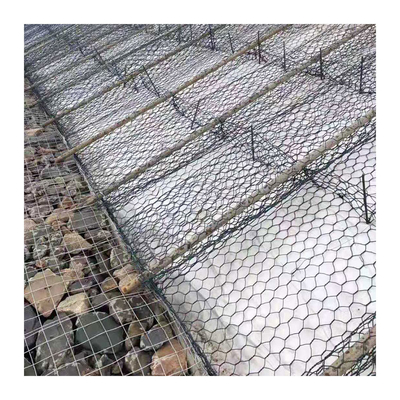 cage hexagonale de pierre de mur de soutènement de panier de 2mx1mx1m Gabion