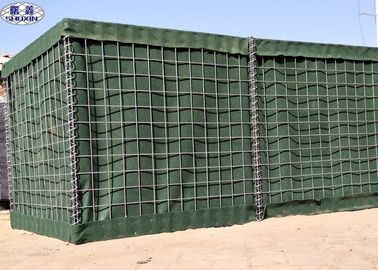 Barrières militaires galvanisées de Gabion de maille/barrières militaires de mur de sable