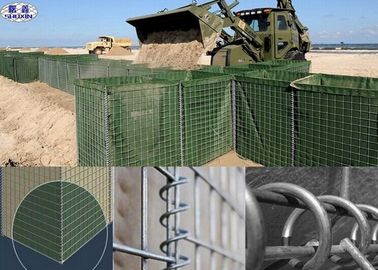 Taille adaptée aux besoins du client par boîte défensive galvanisée de Gbaion de maille de barrières de bastion