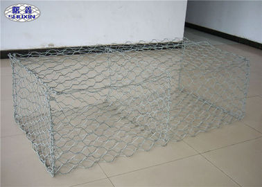 Le mur enduit de Gabion de zinc met en cage la résistance à la corrosion de haute sécurité