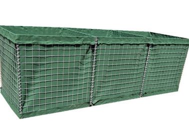 Système de barrière de la boîte HESCO de Gabion de grillage d'acier à faible teneur en carbone pour des murs de sécurité et de défense