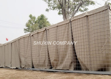 3&quot; X 3&quot; perforation rectangulaire forment la bastion militaire de Hesco de barrières pour la sécurité standard de site