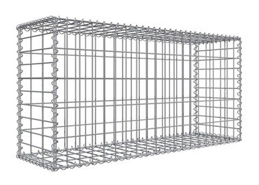 boîte de Gabion galvanisée par 2x1x1m de maillage de soudure de 1x1x0.5m, mur de soutènement de cage de pierre de Gabion