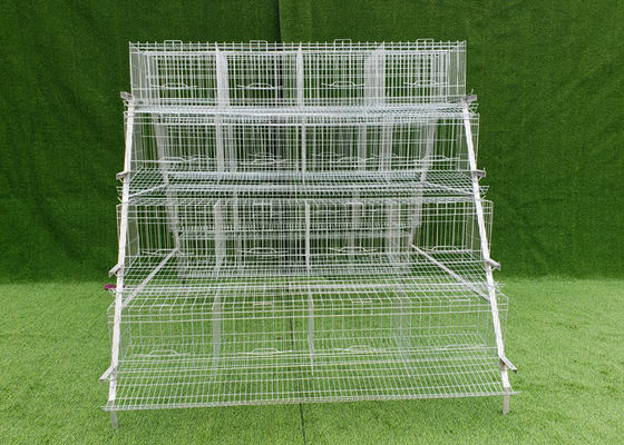 Dactylographiez à un Q235 la cage galvanisée de élevage forte de poulet automatique