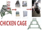 Fil d'acier de la cage Q235 de ponte d'oeufs de poules d'alimentation de ferme avicole Mesh Material