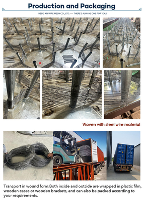 Vente à chaud Barrières de réservoirs Maillage en acier Maillage de fil de fer Trap Réseau Russie