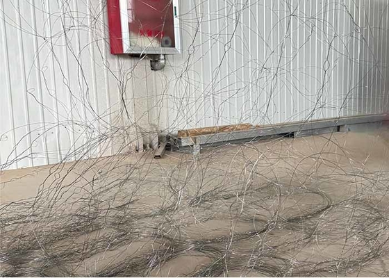 La défense de la frontière cachée et discrète de la barrière anti-char