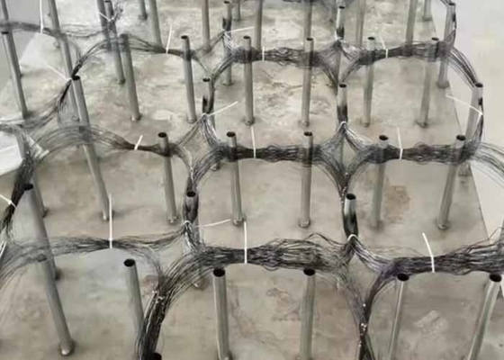 Barrière de fil de capture de la défense des frontières anti-char Trace de filet de fil d'enveloppe