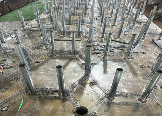 Obstacles discrets Maillage de barrière de réservoir Maillage de fil d'arrimage de voie de réservoir