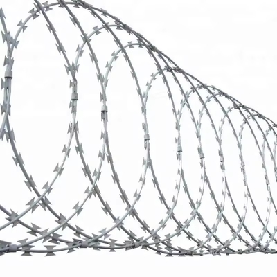 BTO-22 fil de rasoir pour mousse à l'épreuve de l'explosion conteneurs en gabion anti-impact galvanisés à chaud plongés barrières défensives