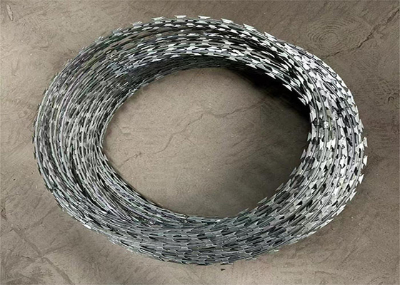 Galvanisé en PVC en acier inoxydable Concertina Razor Barbed Wire Fil de clôture