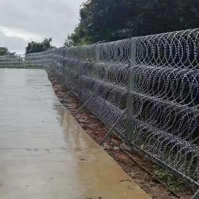 Bto-28 PVC Paving Razor Coil Solution de fil barbelé pour une sécurité et une protection améliorées