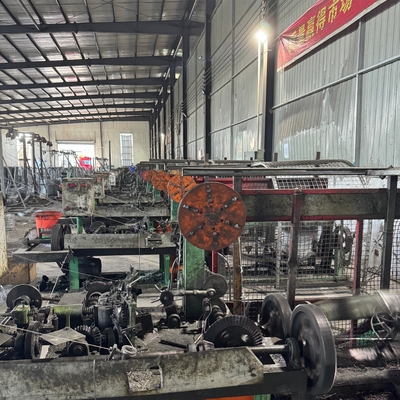 1.6 mm 500 m 25 kg/rouleau fil barbelé galvanisé trempé à chaud