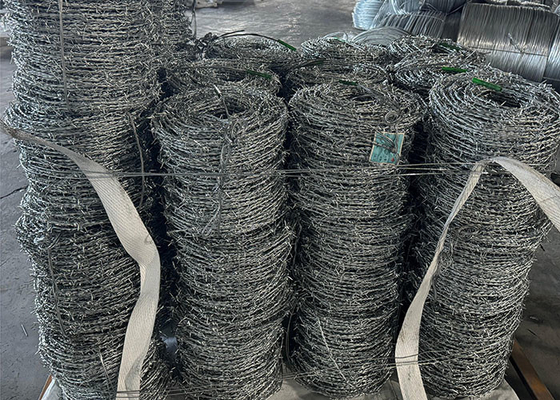 Anti-escalade Anti-vol Anti-rouille Sécurité fil barbelé corde épineuse Ferme d'élevage