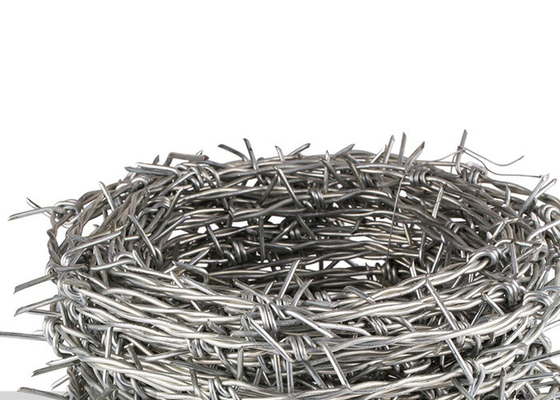 1.8mm Double fil traditionnel en fil de fer barbelé galvanisé trempé chaud