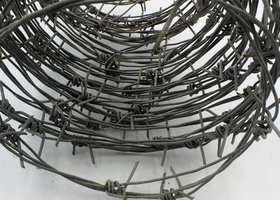 Résistance à la rouille 1,8 mm à double brin en fil de fer barbelé traditionnel