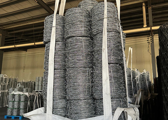 Fabrique de fil barbelé galvanisé standard à torsion inverse