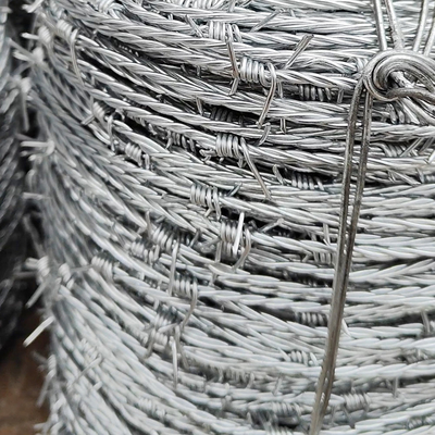 Installation personnalisée d'une bande de protection en fil de fer barbelé galvanisé à chaud pour la sécurité des prisons