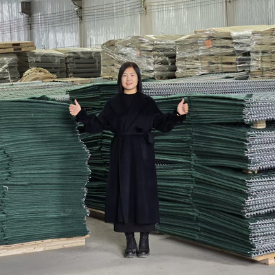 MIL 10 Barrière Hesco à revêtement de zinc lourd comme solution provisoire au projet de barrière d'inondation à court terme