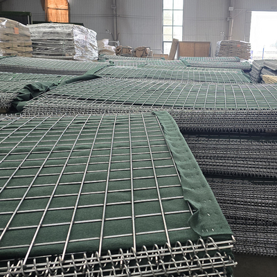 Strong EN Standard Hesco barrière mur de soutènement en tant que barrières d'inondation de qualité militaire pour protéger la zone d'inondation aux États-Unis