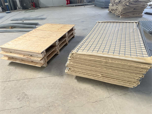 Anti-corrosif soudé Gabion barrière de protection contre les inondations Mure anti-explosion facile à installer
