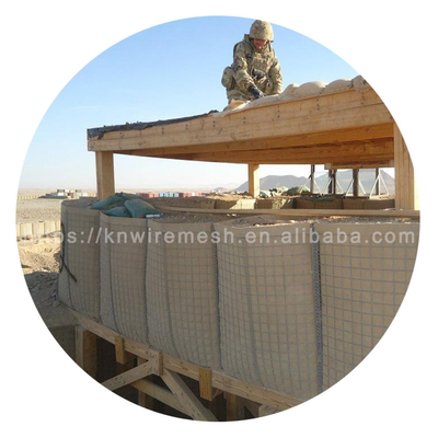 Barrières de bastion défensifs / Barrières de protection des rivières avec géotextile vert / sable au Burkina Faso