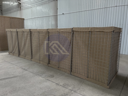 Barrière anti-corrosion en gabion lourd Galfan revêtement Mi10 Barrière défensive pour mur de soutènement d'urgence