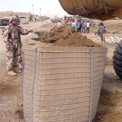 1m haute galvanisée à chaud MIL 4 barrière défensive pour les fortifications militaires