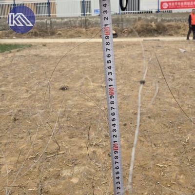 10x10x1.1-1.4M fil en acier à faible visibilité pour la maille de putanka