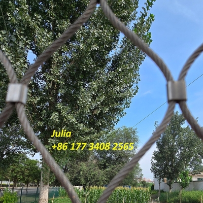 Safety Fences Cable Wire Mesh Ferrule Mesh Anti Drone Netting 3m X 3m