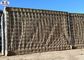 Inondez les barrières/le mur militaires de sable de barrière de bastion mur d'armée