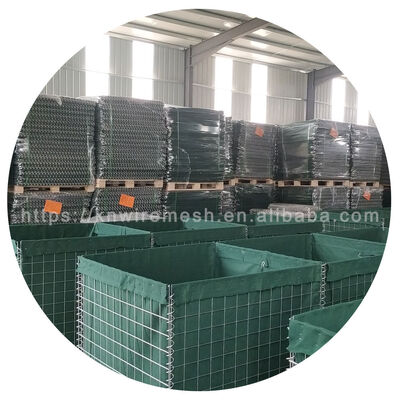 5mm Welded Galvanized Galfan Wire Hesco Bastion Defensive Barriers Blast Wall Hesco Barrier Price