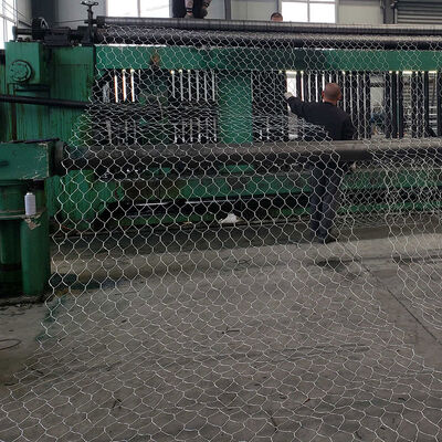Hexagonal Galvanized Gabion Basket 4*1*1m Slope Protection Gabion 2*1*0.3m Mattress
