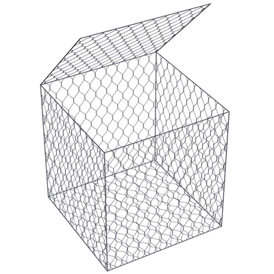 Protection galvanisée de rivière des paniers 2.7mm de Mesh Retaining Wall Using Gabion de fil