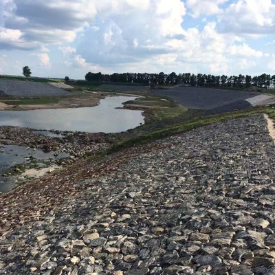 Paniers hexagonaux de Galfan Gabion d'anti rouille 1mx1m pour le mur de soutènement de lutte contre les inondations