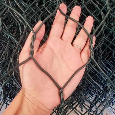 Mesh Gabion Basket Retaining Wall tissé galvanisé pour le mur de construction